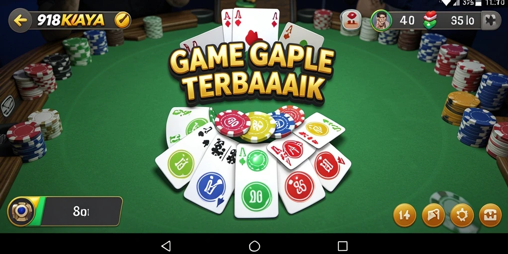 Tampilan gameplay Gaple yang seru dan interaktif.