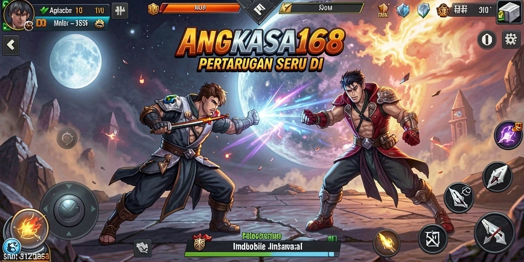Screenshot gameplay menampilkan aksi pertempuran seru di luar angkasa.