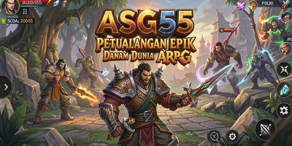 Tampilan menakjubkan dari gameplay ARPG ASG55 yang seru.