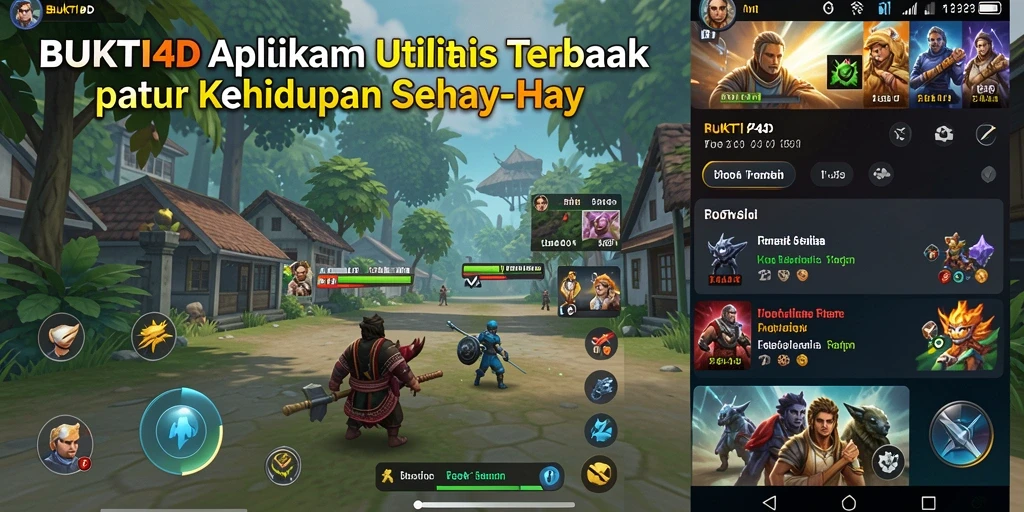Tampilan antarmuka BUKTI4D yang intuitif dan mudah digunakan.