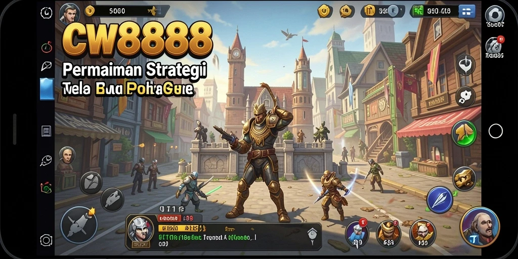 Gameplay CW8888 yang seru dan menantang strategi.