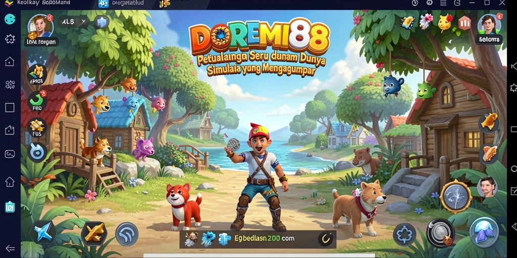 Tampilan menawan dari gameplay DOREMI88 yang seru.