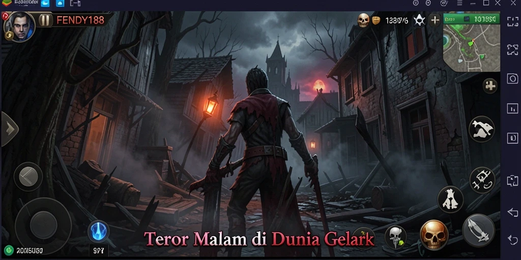 Gameplay mendebarkan di dunia gelap penuh ketakutan.