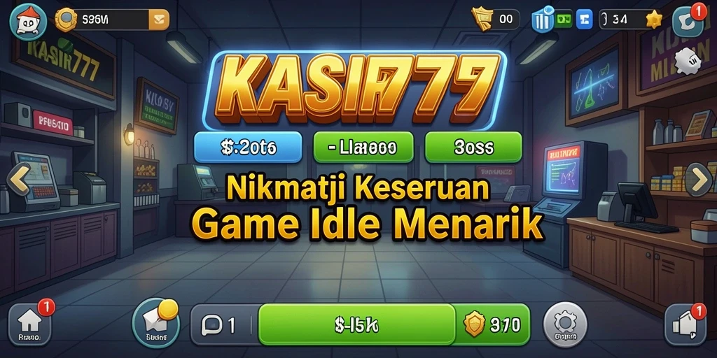 Tangkapan layar gameplay KASIR777 menampilkan keseruan dalam mengelola usaha.