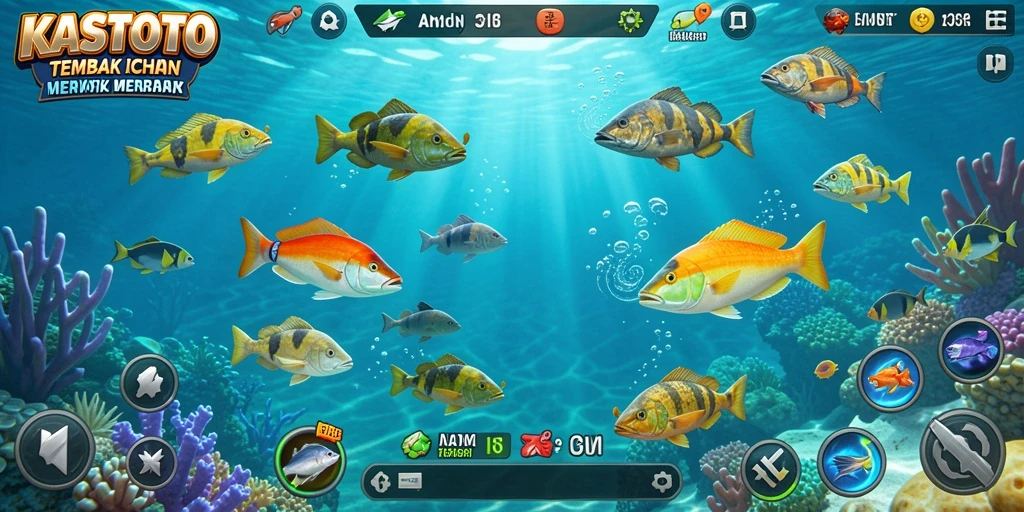 Tampilan menarik dari gameplay KASTOTO yang seru dan menantang.