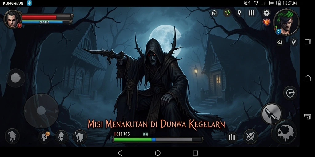 Menampilkan suasana mencekam dengan gameplay yang intens.