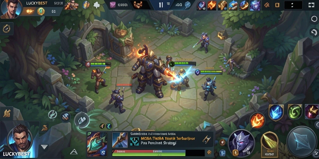 Tampilan gameplay LUCKYBEST yang penuh aksi dan strategi.
