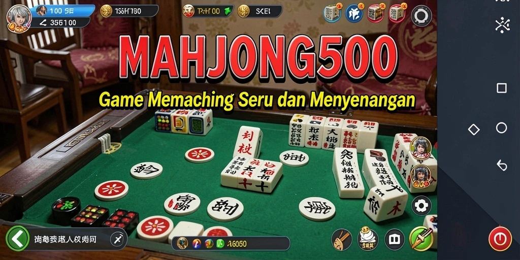 Tangkapan ikan besar dalam gameplay MAHJONG500 yang seru.