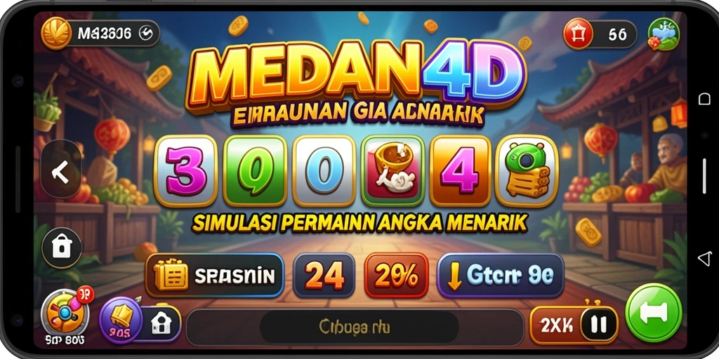 Tampilan gameplay MEDAN4D yang menarik dan interaktif.
