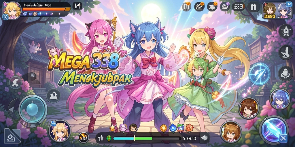 Tampilan gameplay MEGA338 yang menarik dan imersif.
