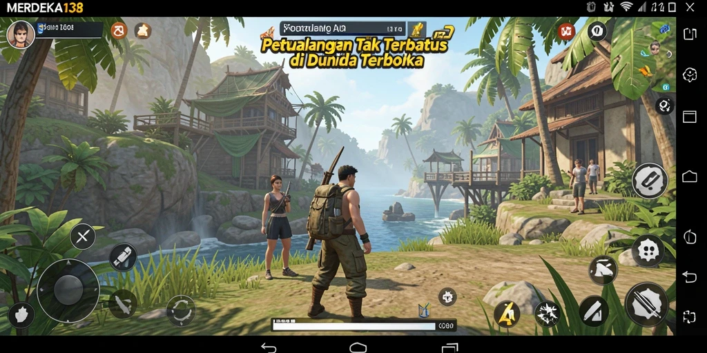 Gameplay seru dalam dunia terbuka MERDEKA138.