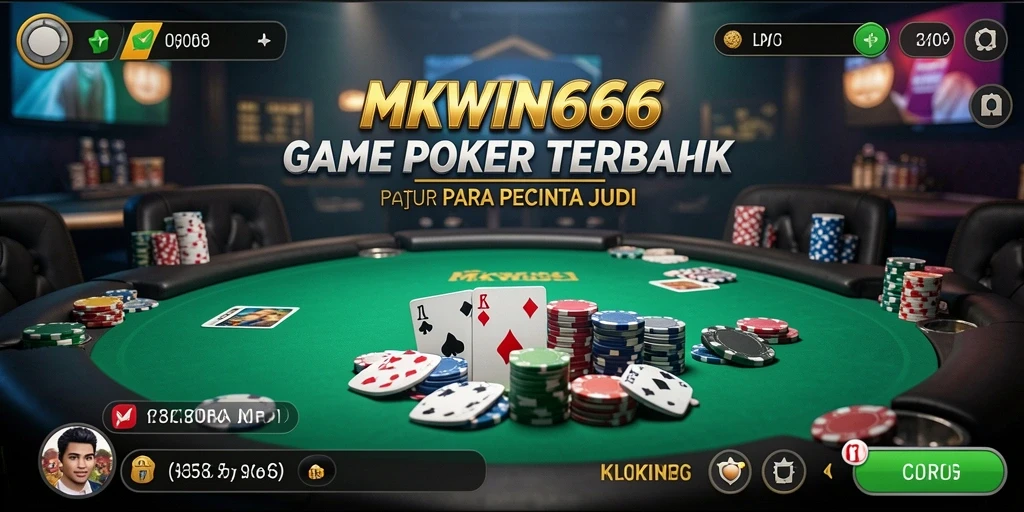 Tampilan screenshot <strong>MKWIN666</strong> menampilkan gameplay poker yang seru dan penuh tantangan.