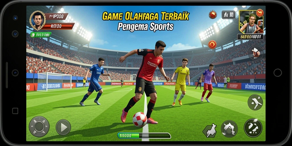 Screenshot MPO08 menampilkan aksi seru dalam permainan olahraga.