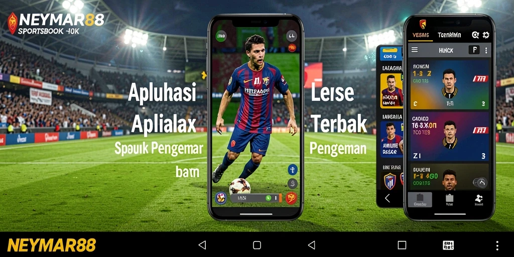 Tampilan antarmuka menarik pada screenshot NEYMAR88 yang menampilkan taruhan olahraga.