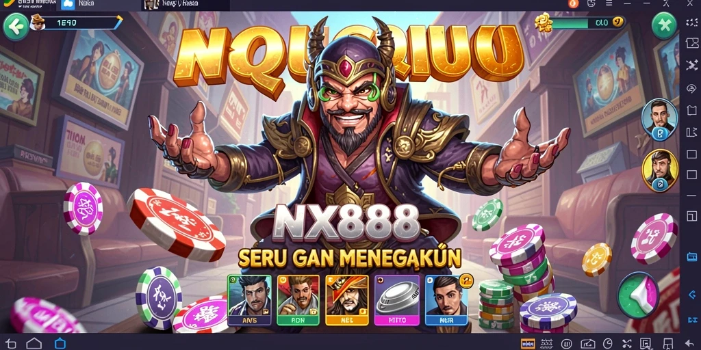 Screenshot gameplay QiuQiu yang menegangkan di NX888.