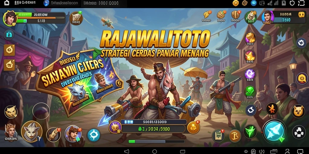Tampilan gameplay RAJAWALITOTO yang menegangkan dan penuh strategi.