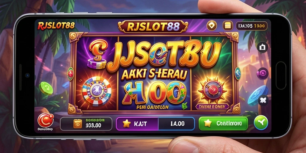Tangkapan layar RJSLOT88 menunjukkan keseruan gameplay slot yang mendebarkan.