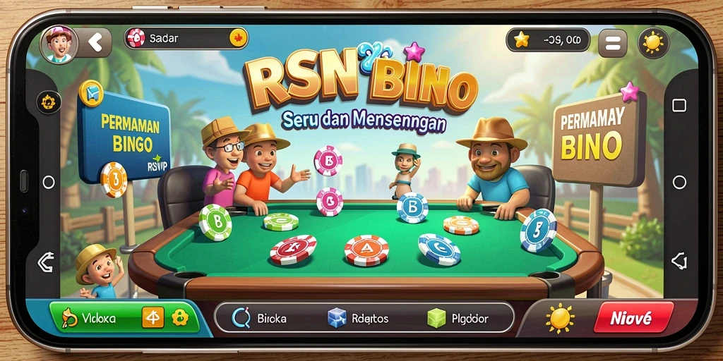 Screenshot gameplay RSNVIP menampilkan pengalaman bermain Bingo yang seru.