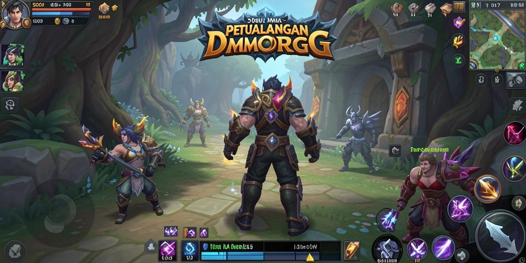 Tampilan gameplay menawan dari SD107 yang penuh aksi dan petualangan.