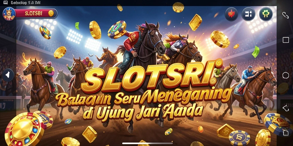 Tampilan gameplay SLOTSRI yang mendebarkan saat balapan.