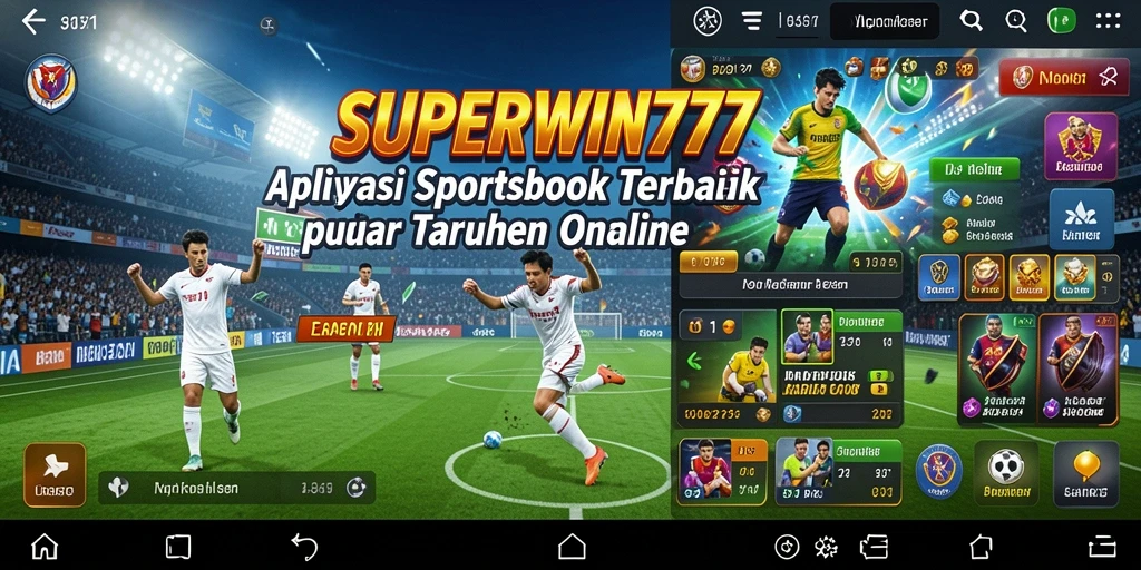 Tangkapan layar SUPERWIN777 menampilkan pengalaman taruhan olahraga yang seru.
