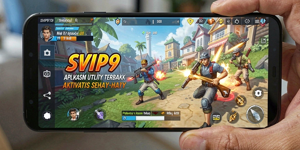 Tampilan utama SVIP9 dengan fitur-fitur Utility yang efisien.