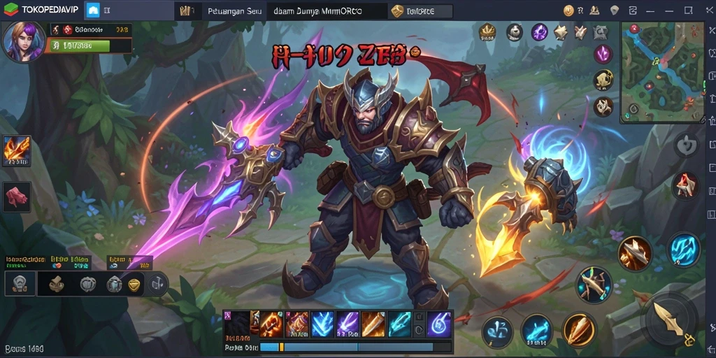 Tampilan gameplay seru di TOKOPEDIAVIP dengan aksi pertempuran yang intens.